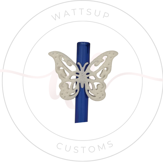 Butterfly Straw Charm