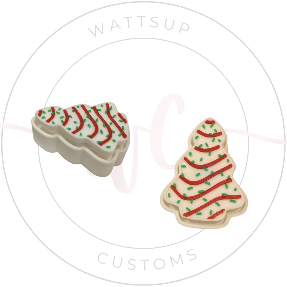 Tree Cake Clicker Keychain